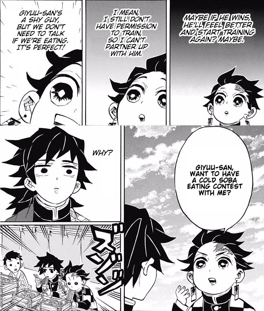 Kimetsu no Yaiba: Ngay cả trong những phân cảnh cảm động, tác giả Gotouge Cá Sấu vẫn đam mê tấu hài với fan - Ảnh 4.