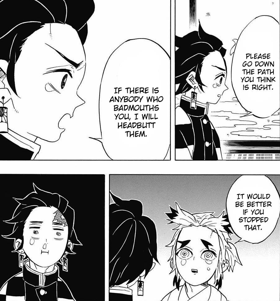 Kimetsu no Yaiba: Ngay cả trong những phân cảnh cảm động, tác giả Gotouge Cá Sấu vẫn đam mê tấu hài với fan - Ảnh 6.