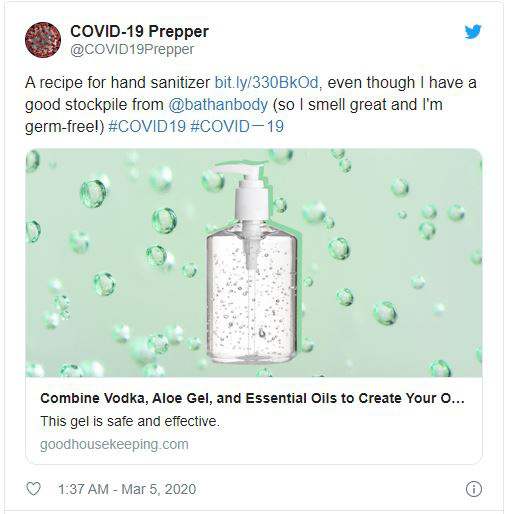 Vodka không phải chất khử trùng - Một công ty rượu dành cả ngày trên Twitter để cảnh báo khách hàng - Ảnh 1.