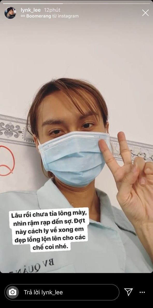 Lynk Lee chủ động cách ly tập trung 14 ngày vì Covid-19 sau khi trở về từ Hàn Quốc - Ảnh 3. Lynk Lee chủ động cách ly tập trung 14 ngày vì Covid-19 sau khi trở về từ Hàn Quốc - Ảnh 3.