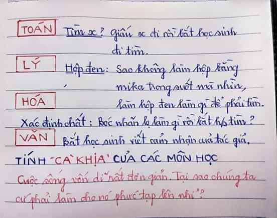 Lười học nhưng giỏi chống chế, hội &quot;nhất quỷ nhì ma&quot; nghĩ ra muốn vàn lý do khó đỡ để ghét môn học - Ảnh 2.