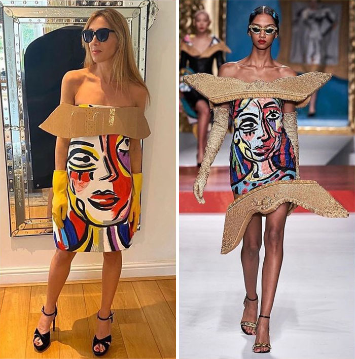 Rảnh rỗi sinh sáng tạo, những tác phẩm cosplay thời trang để đời mùa cách ly chống dịch Covid-19 - Ảnh 9. Rảnh rỗi sinh sáng tạo, những tác phẩm cosplay thời trang để đời mùa cách ly chống dịch Covid-19 - Ảnh 9.