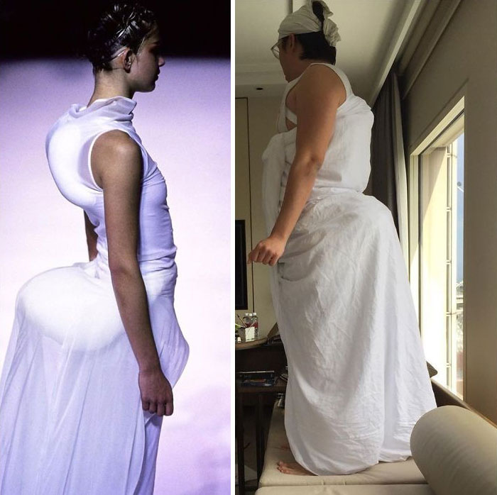 Rảnh rỗi sinh sáng tạo, những tác phẩm cosplay thời trang để đời mùa cách ly chống dịch Covid-19 - Ảnh 19. Rảnh rỗi sinh sáng tạo, những tác phẩm cosplay thời trang để đời mùa cách ly chống dịch Covid-19 - Ảnh 19.