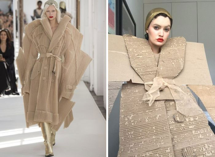 Rảnh rỗi sinh sáng tạo, những tác phẩm cosplay thời trang để đời mùa cách ly chống dịch Covid-19 - Ảnh 4. Rảnh rỗi sinh sáng tạo, những tác phẩm cosplay thời trang để đời mùa cách ly chống dịch Covid-19 - Ảnh 4.