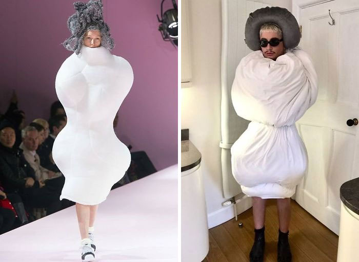Rảnh rỗi sinh sáng tạo, những tác phẩm cosplay thời trang để đời mùa cách ly chống dịch Covid-19 - Ảnh 8. Rảnh rỗi sinh sáng tạo, những tác phẩm cosplay thời trang để đời mùa cách ly chống dịch Covid-19 - Ảnh 8.