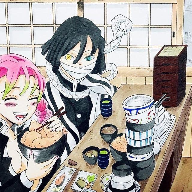 Kimetsu no Yaiba: Ngắm cuộc sống màu hồng của cặp đôi Xà - Luyến nếu họ đến được với nhau - Ảnh 9.