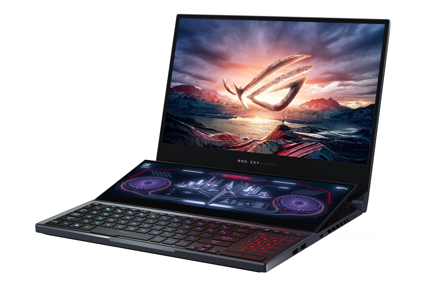 ASUS bất ngờ tung ra mẫu laptop gaming Zephyrus Duo 15: CPU Core i9, 32GB RAM, hai màn hình như trong phim viễn tưởng - Ảnh 1.