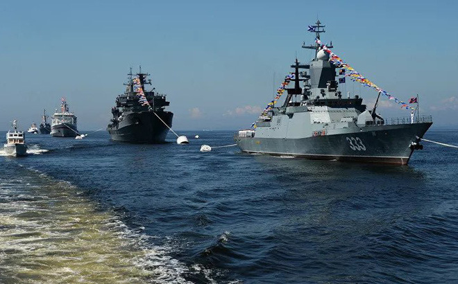 Hơn 70 tàu chiến Nga đang tung hoành khắp các mặt biển trên thế giới: Sẵn sàng lâm trận! - Ảnh 1.