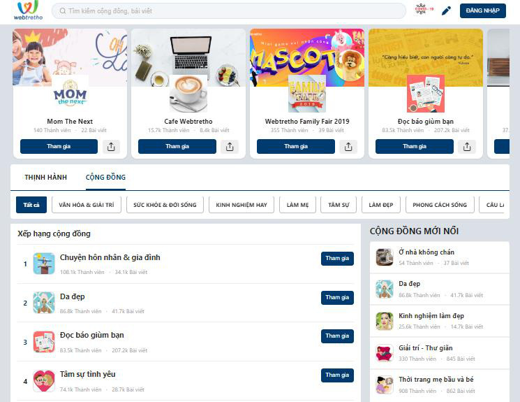 Webtretho mạng xã hội chuyên ngành, hướng đi riêng của chính mình  - Ảnh 1.