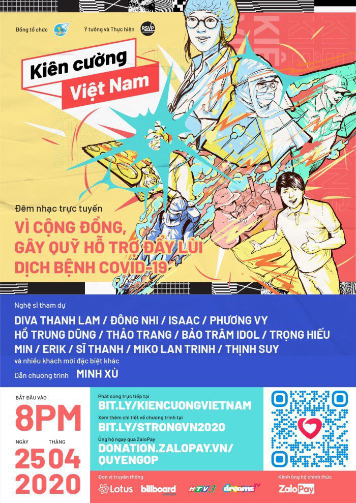 Diva Thanh Lam, Đông Nhi, Min, Erik cùng hàng chục nghệ sĩ sẽ cùng tham gia đêm nhạc trực tuyến gây quỹ đẩy lùi đại dịch COVID–19 - Ảnh 2.