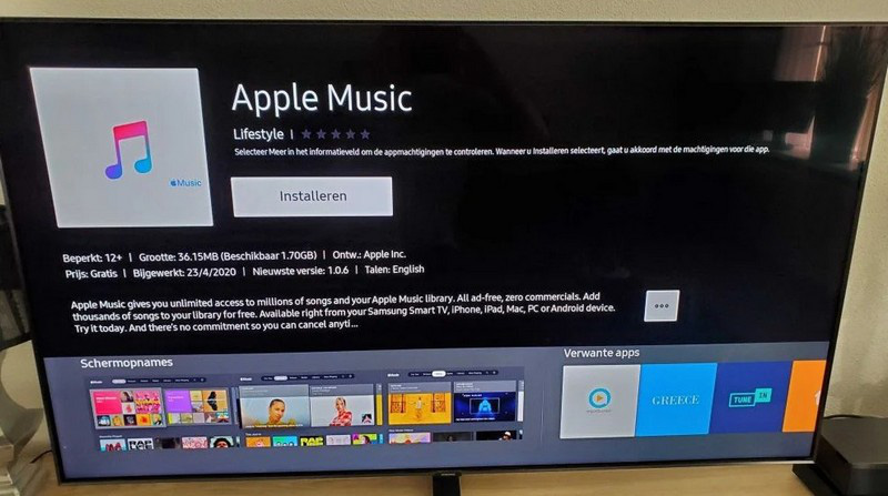 Ứng dụng Apple Music lần đầu tiên xuất hiện trên kho ứng dụng của Samsung SmartTV - Ảnh 2.