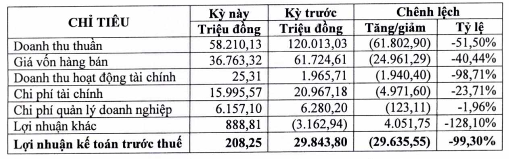 Phát triển Điện lực Việt Nam (VPD): Quý 1 lãi vỏn vẹn 166 triệu đồng, giảm 99% so với cùng kỳ - Ảnh 1.