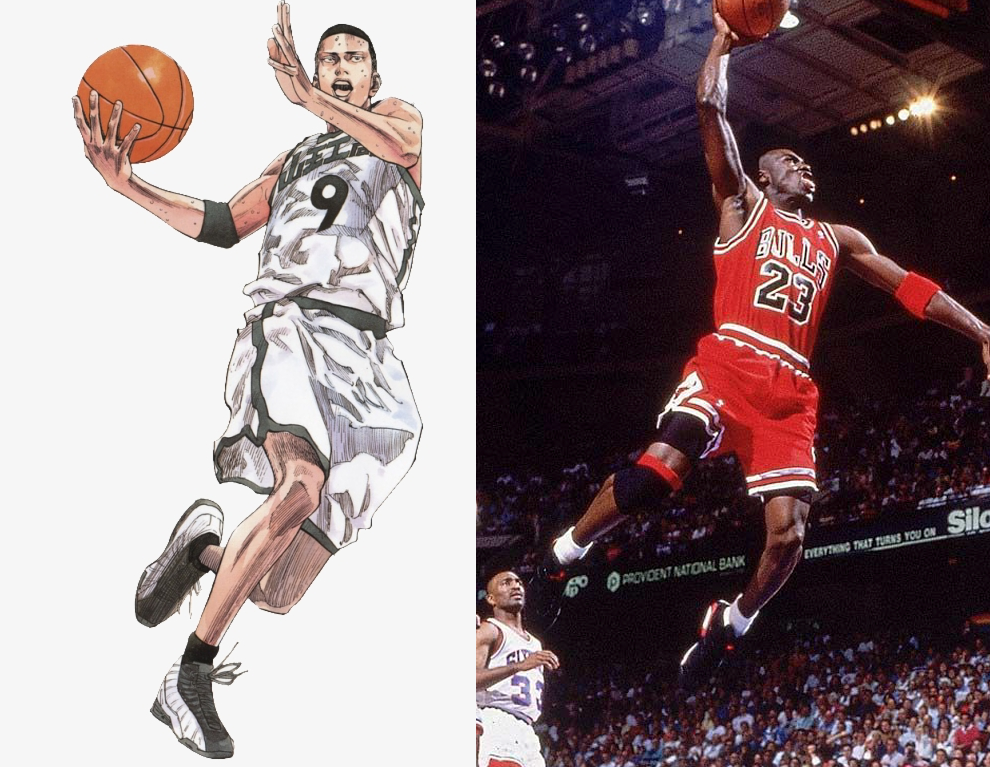 Các nhân vật trong Slam Dunk được lấy hình tượng từ những huyền thoại NBA nào? - Ảnh 3.