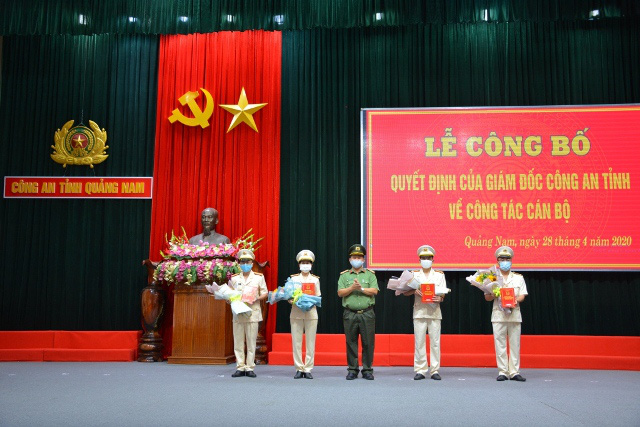 Công an tỉnh Quảng Nam điều động, bổ nhiệm nhân sự chủ chốt  - Ảnh 1.
