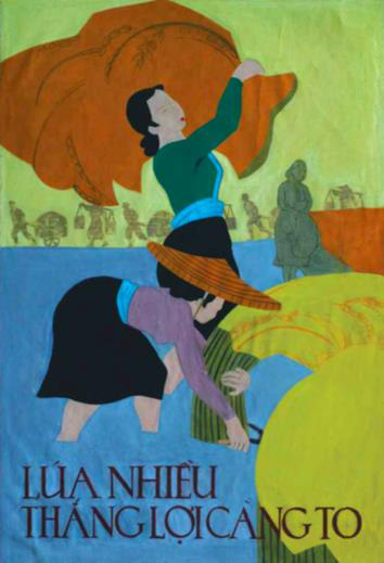 Bảo tàng Mỹ thuật Việt Nam giới thiệu chùm tranh cổ động sáng tác trong giai đoạn 1967-1978 - Ảnh 3.