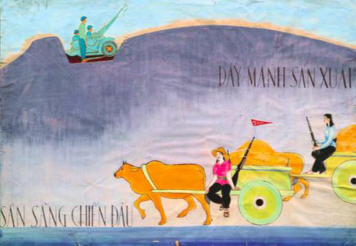 Bảo tàng Mỹ thuật Việt Nam giới thiệu chùm tranh cổ động sáng tác trong giai đoạn 1967-1978 - Ảnh 2.