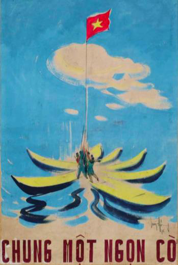Bảo tàng Mỹ thuật Việt Nam giới thiệu chùm tranh cổ động sáng tác trong giai đoạn 1967-1978 - Ảnh 8.
