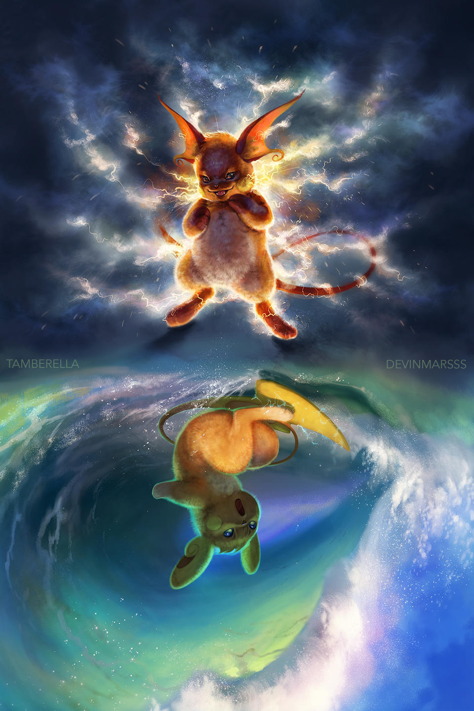 Tuyển tập những bức vẽ Pokemon tuyệt đẹp của họa sĩ tài năng người Mỹ - Ảnh 3.