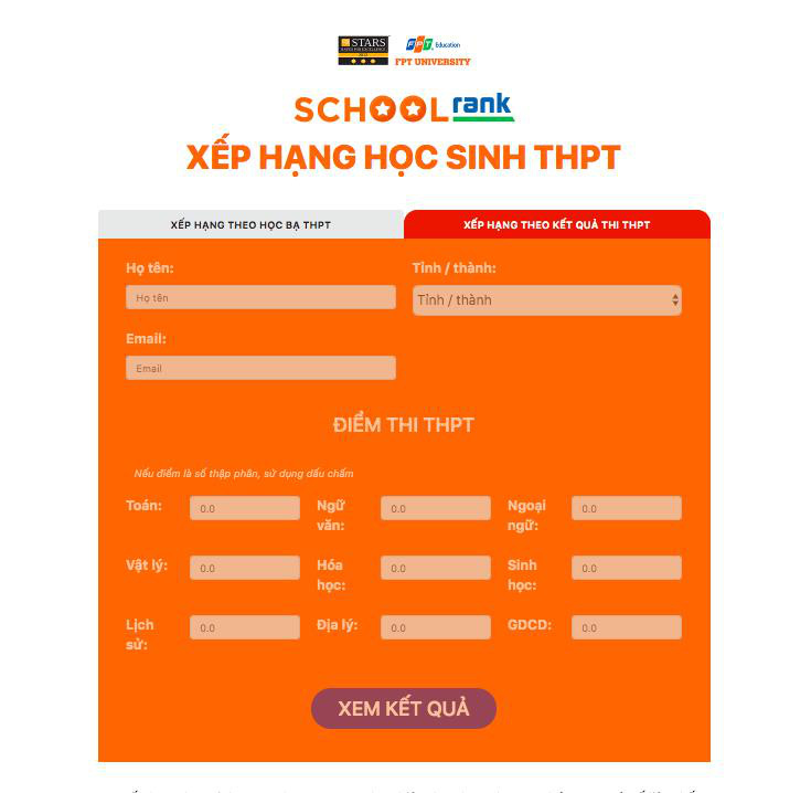 ĐH FPT ra mắt trang SchoolRank xếp hạng học sinh phổ thông toàn quốc - Ảnh 2.