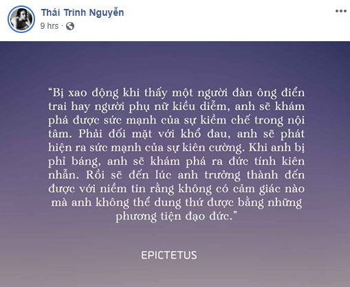 Động thái bất ngờ của Thái Trinh giữa lúc Quang Đăng bị đồn  "qua lại" với HLV fitness Hana Giang Anh - Ảnh 2.