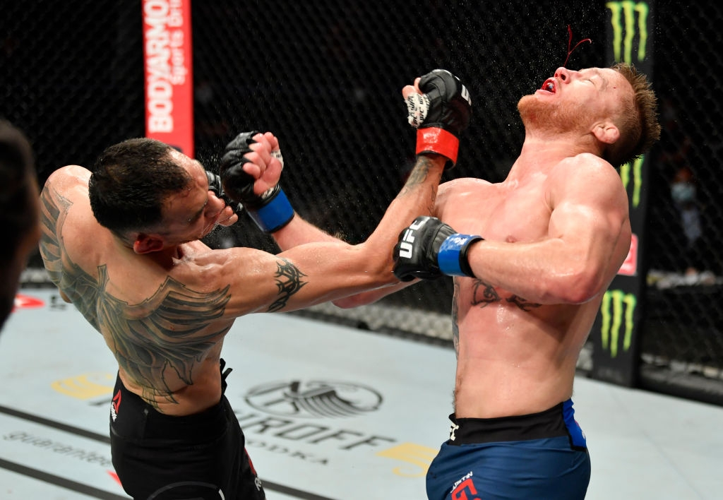 Tony Ferguson lần đầu thua trận sau gần 7 năm, mất đai vô địch vào tay Justin Gaethje - Ảnh 5.