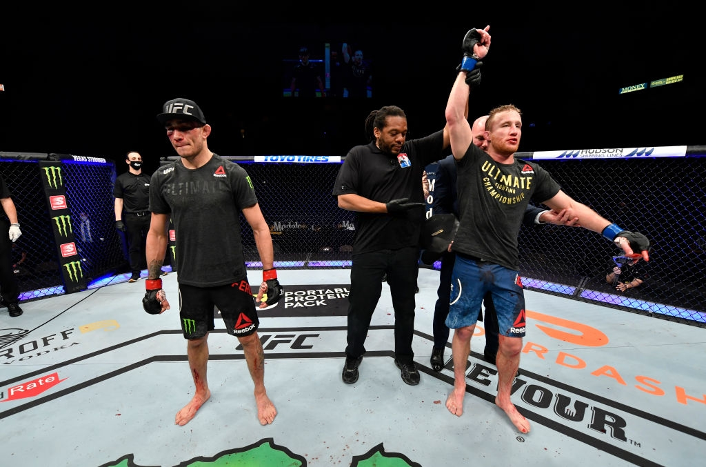 Tony Ferguson lần đầu thua trận sau gần 7 năm, mất đai vô địch vào tay Justin Gaethje - Ảnh 9.