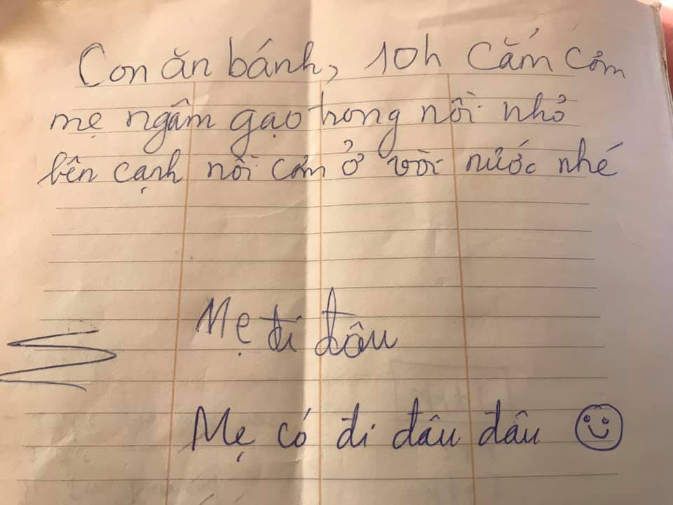 Mẹ khoe nồi cơm con gái nấu nhưng điều gây chú ý nhất là nội dung trên mẩu giấy nhắn để lại - Ảnh 3.