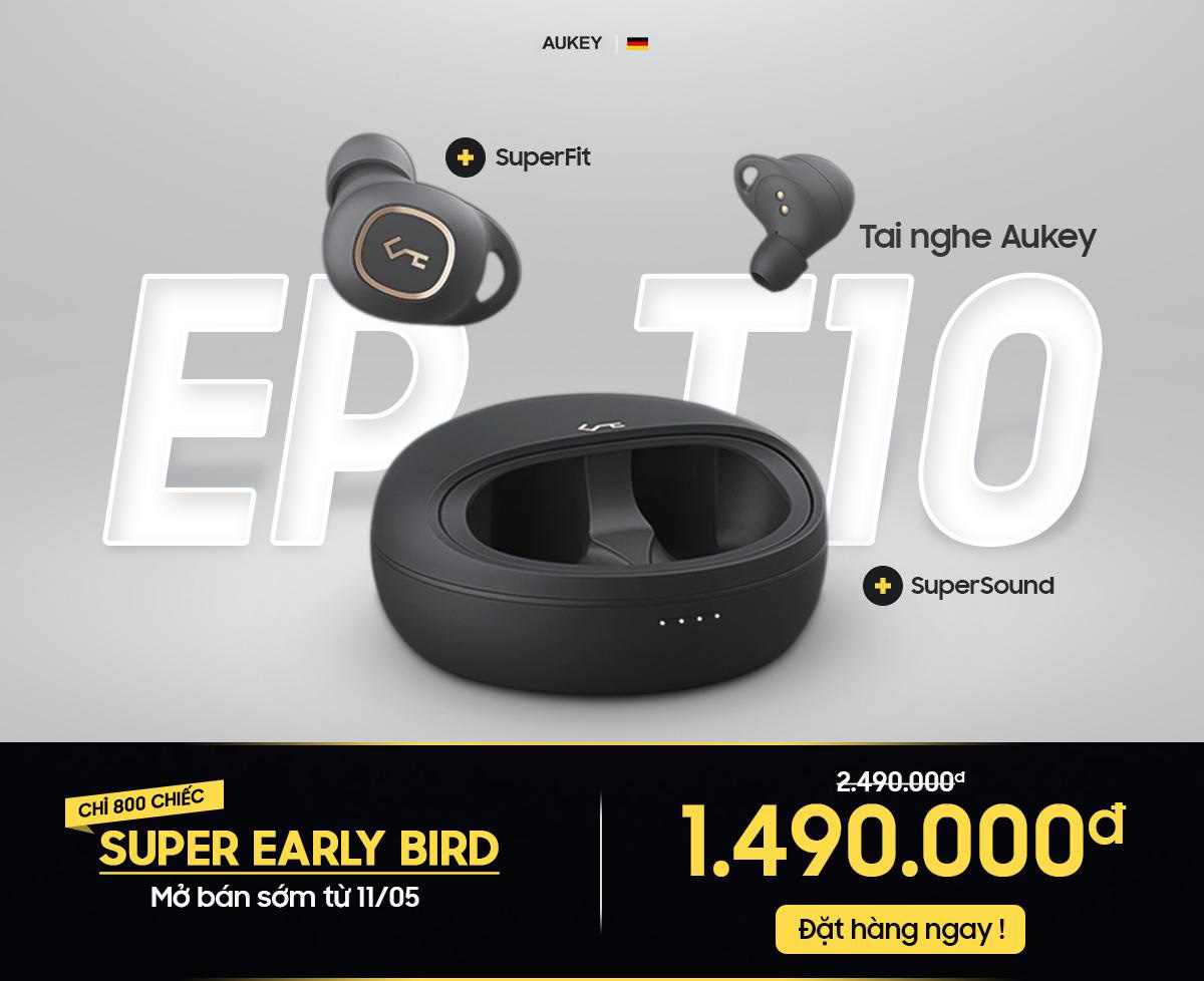 Ưu đãi 1 triệu cho tai nghe True Wireless từ Aukey gây sốt thời gian qua, hứa hẹn xác lập kỉ lục mới trên thương mại điện tử - Ảnh 1.