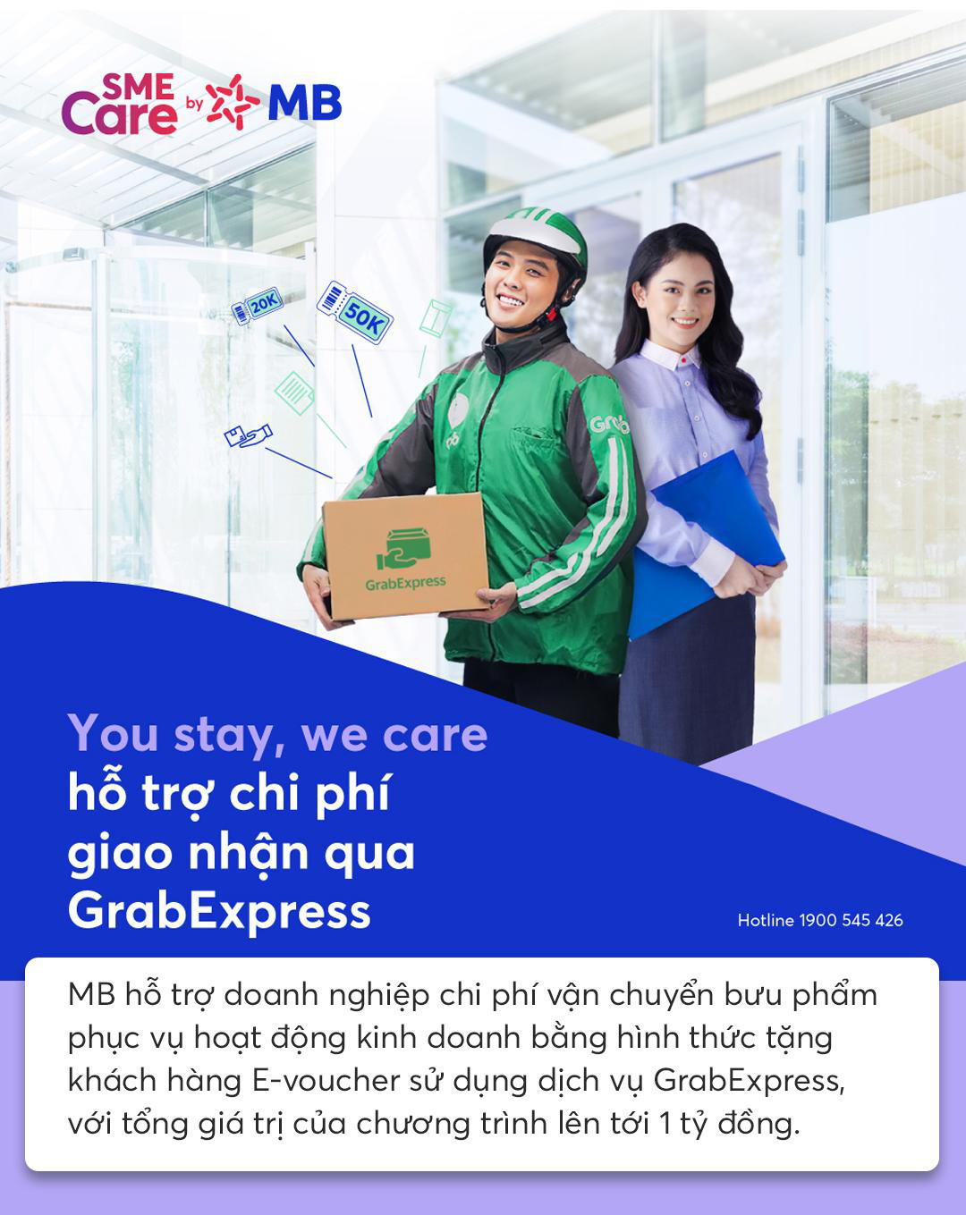 MB hỗ trợ doanh nghiệp phí vận chuyển qua dịch vụ GrabExpress - Ảnh 3.