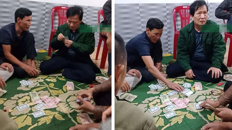 Chủ tịch xã ở Hà Tĩnh tham gia đánh bạc bị phạt 2 triệu đồng - Ảnh 1.