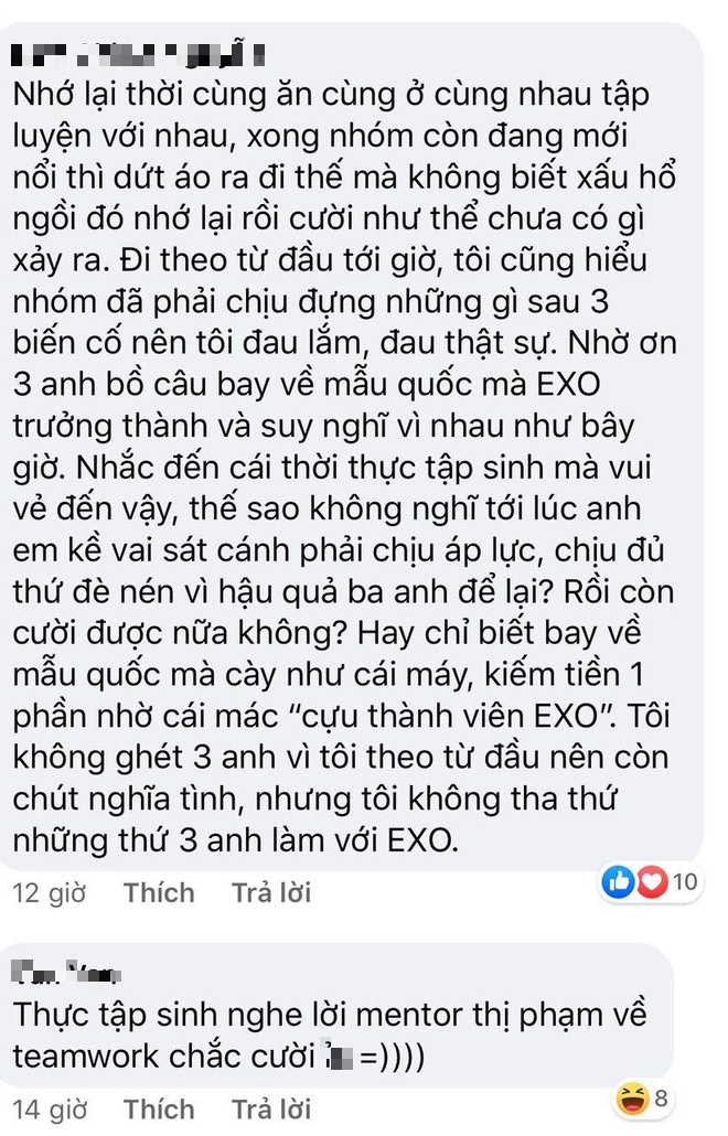 Fan EXO “ném đá” đầy mỉa mai khi Luhan, Kris, Tao tề tựu ôn lại kỷ niệm thời trainee dưới trướng SM - Ảnh 8.