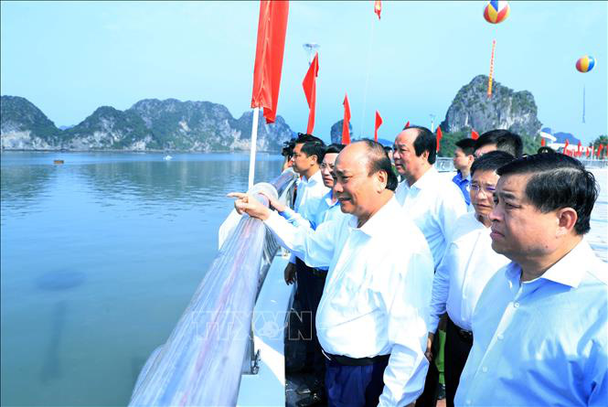Thủ tướng dự Lễ khánh thành cầu Bài Thơ và đường bao biển Trần Quốc Nghiễn - Ảnh 5.