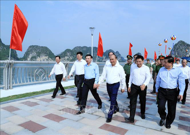 Thủ tướng dự Lễ khánh thành cầu Bài Thơ và đường bao biển Trần Quốc Nghiễn - Ảnh 3.