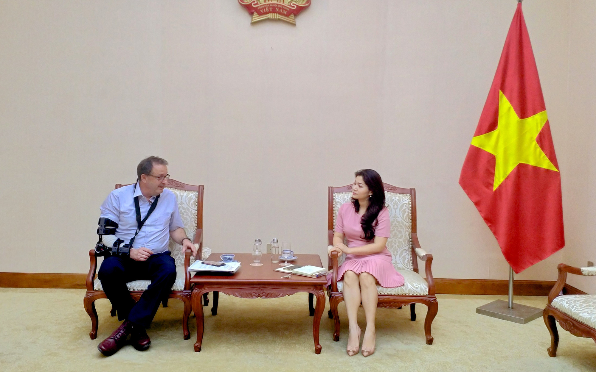 Cục trưởng Cục Hợp tác quốc tế gặp và trao đổi với Tham tán Văn hóa Đại sứ quán CHLB Đức tại Việt Nam