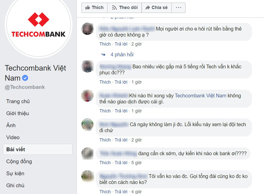 Khách hàng khốn khổ vì tài khoản Techcombank không thể đăng nhập, không thể giao dịch - Ảnh 2.