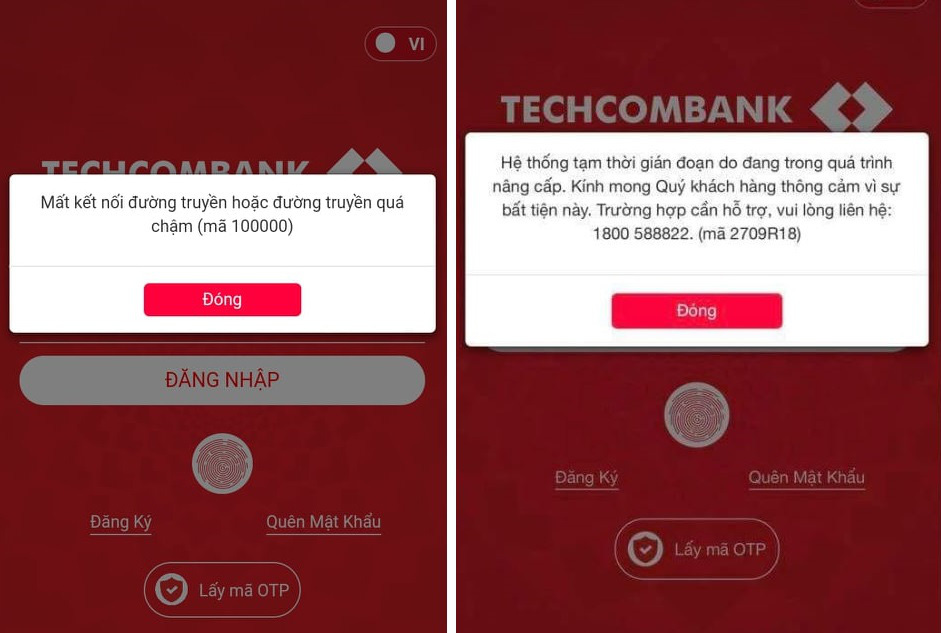 Khách hàng khốn khổ vì tài khoản Techcombank không thể đăng nhập, không thể giao dịch - Ảnh 1.