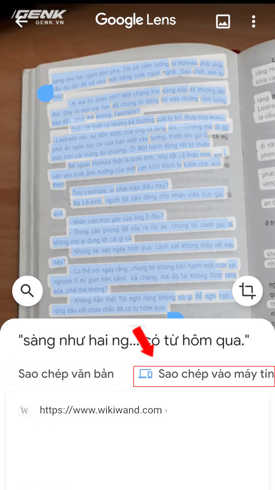 Hướng dẫn copy-paste văn bản trên giấy vào máy tính trong 1 nốt nhạc với Google Lens - Ảnh 3.