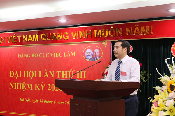 Ông Vũ Trọng Bình được bầu làm Bí thư Đảng ủy Cục Việc làm - Ảnh 3.