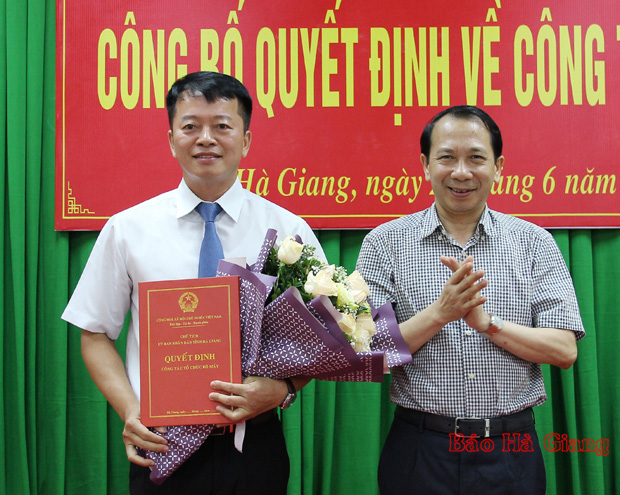 Hà Giang: bổ nhiệm Phó Giám đốc Sở Giáo dục và Đào tạo - Ảnh 1.