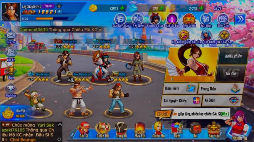 Game thủ đổ bộ KOF AllStar VNG - Quyền Vương Chiến: hơn 20 server khai mở, Event tặng FREE Kim Cương ngập mặt - Ảnh 3.