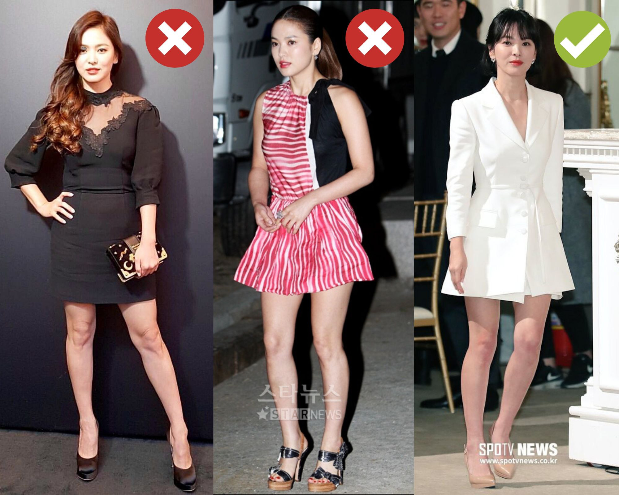 Rút kinh nghiệm từ Song Hye Kyo, chị em sẽ biết mẫu giày nào nên - không nên diện nếu sở hữu cặp chân ngắn và hơi thô - Ảnh 3.