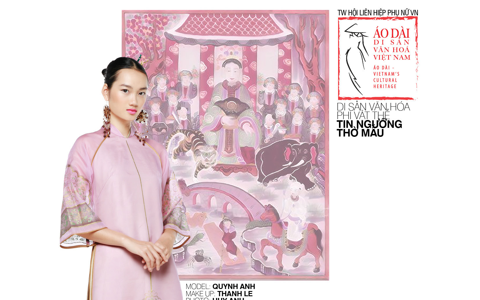 Trình diễn hơn 1000 mẫu Áo Dài mang hình ảnh Di sản văn hóa thế giới của Việt Nam tại Văn Miếu, Quốc Tử Giám