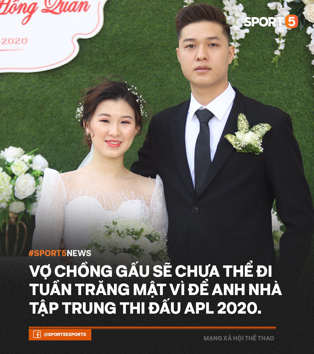 Bận tập luyện chuẩn bị cho APL 2020, Gấu chưa thể đi trăng mật ở Hàn Quốc cùng vợ - Ảnh 1.