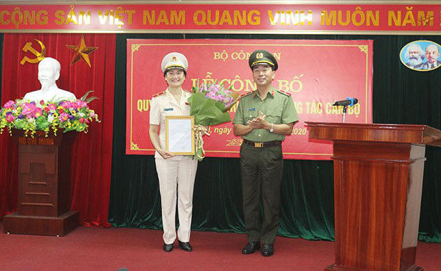 Nữ Thiếu tướng được bổ nhiệm làm Cục trưởng Bộ Công an - Ảnh 1.