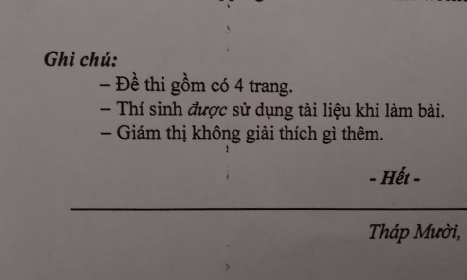 Đọc đề thi ai cũng hú hét vì sung sướng nhưng rồi chợt nhận ra &quot;ừ thì là có nhưng có như không mà thôi&quot; - Ảnh 1.