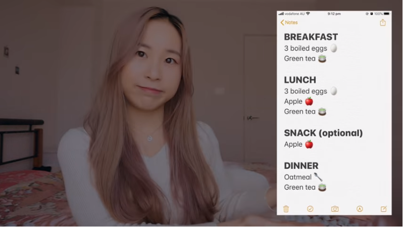 Áp dụng chế độ ăn kiêng với trứng, cô nàng vlogger xứ Hàn giảm 1.6kg chỉ sau 3 ngày - Ảnh 3. Áp dụng chế độ ăn kiêng với trứng, cô nàng vlogger xứ Hàn giảm 1.6kg chỉ sau 3 ngày - Ảnh 3.