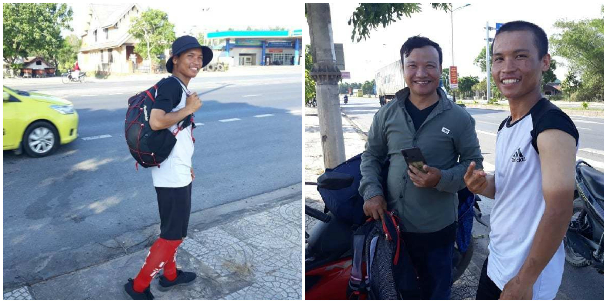 45 ngày đi bộ xuyên Việt với 0 đồng, chàng trai vừa xin ăn, làm thuê vừa quyên góp 127 triệu cho người nghèo - Ảnh 2.