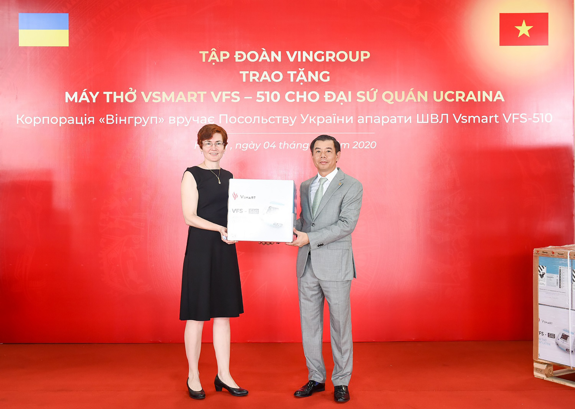 Vingroup trao tặng 1.000 máy thở cho Nga, Ucraina và Singapore - Ảnh 3.
