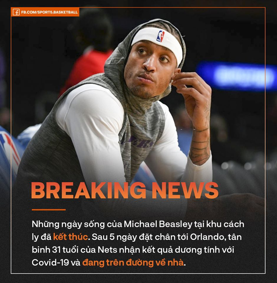 Dương tính Covid-19, cánh cửa trở về NBA một lần nữa khép lại với Michael Beasley? - Ảnh 1.