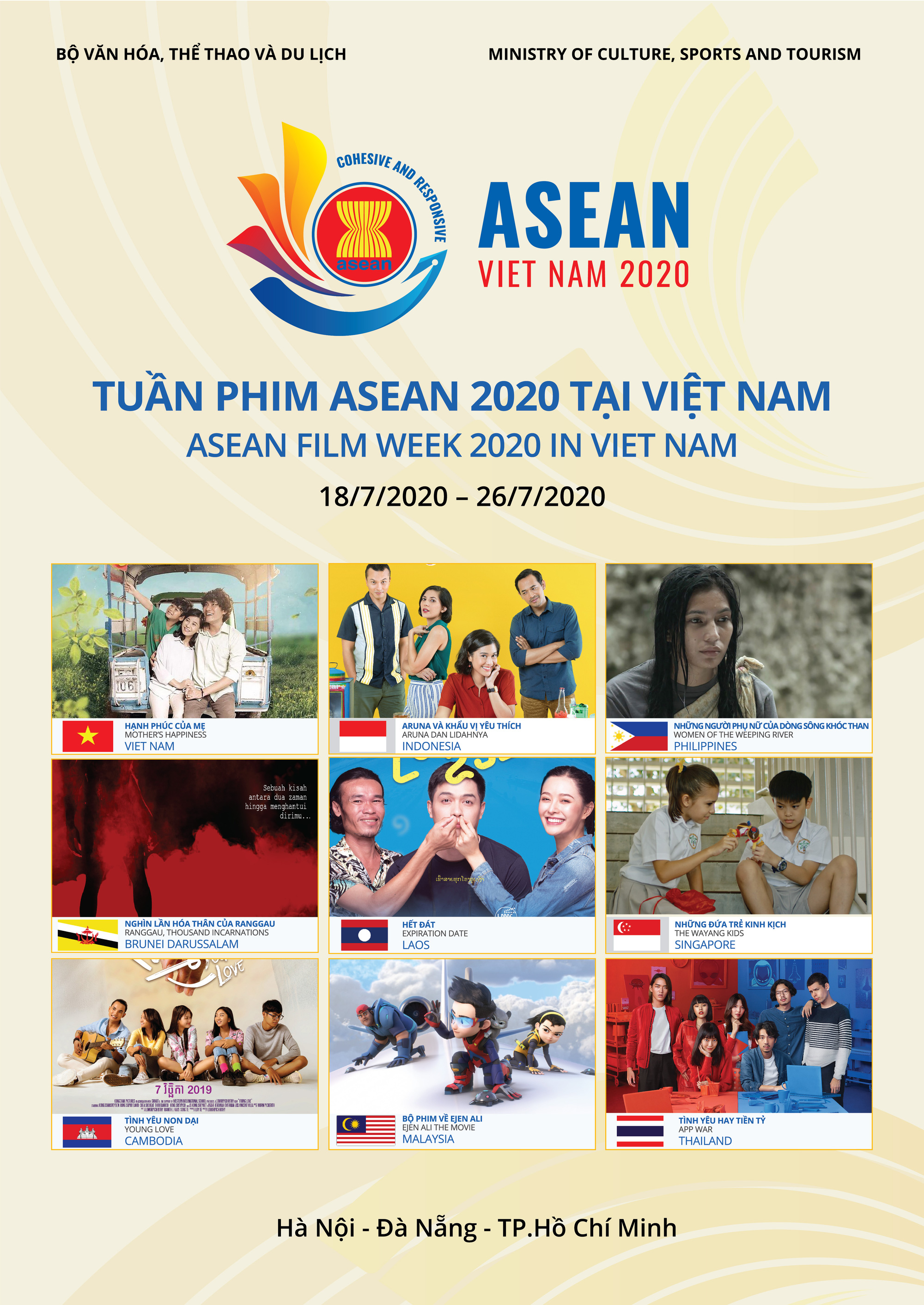Tuần Phim ASEAN 2020 tại Việt Nam - Ảnh 1.